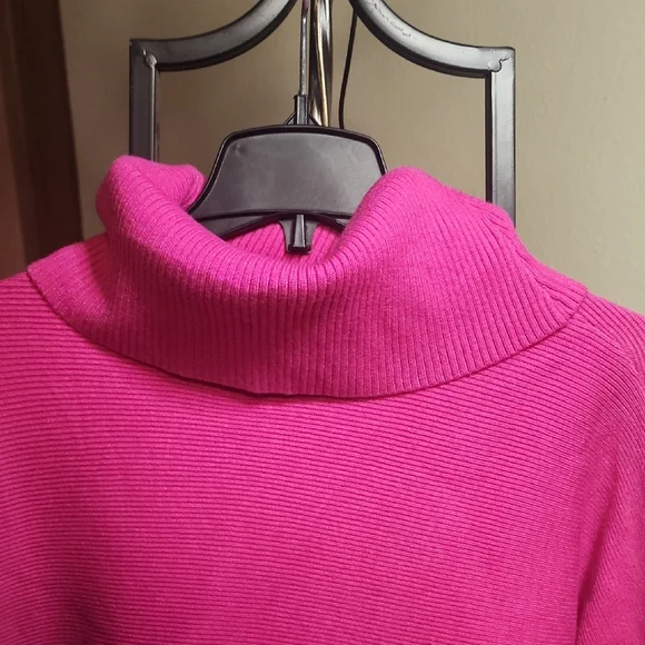 Pink Cowl Neck Sweater - Picture 5 of 5